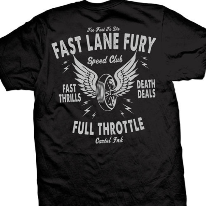 S/S FAST LANE - BLK